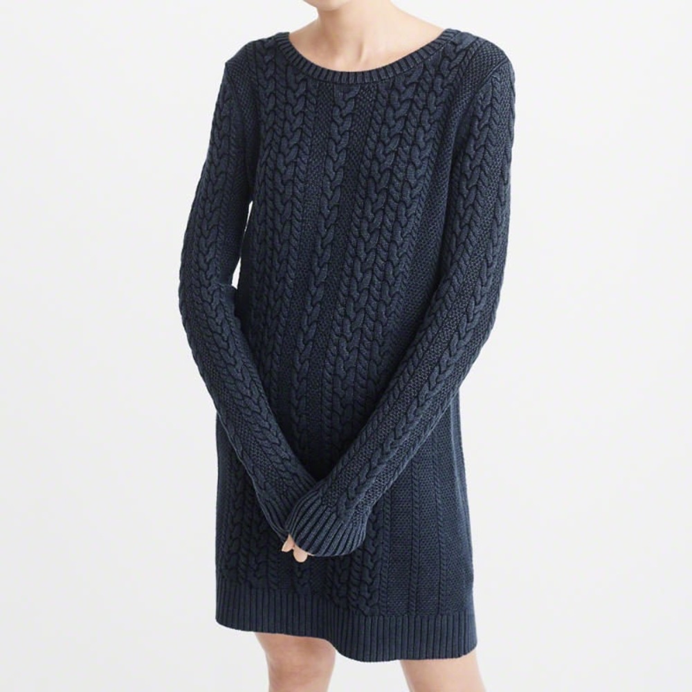 Abercrombie cable knit sweater dress